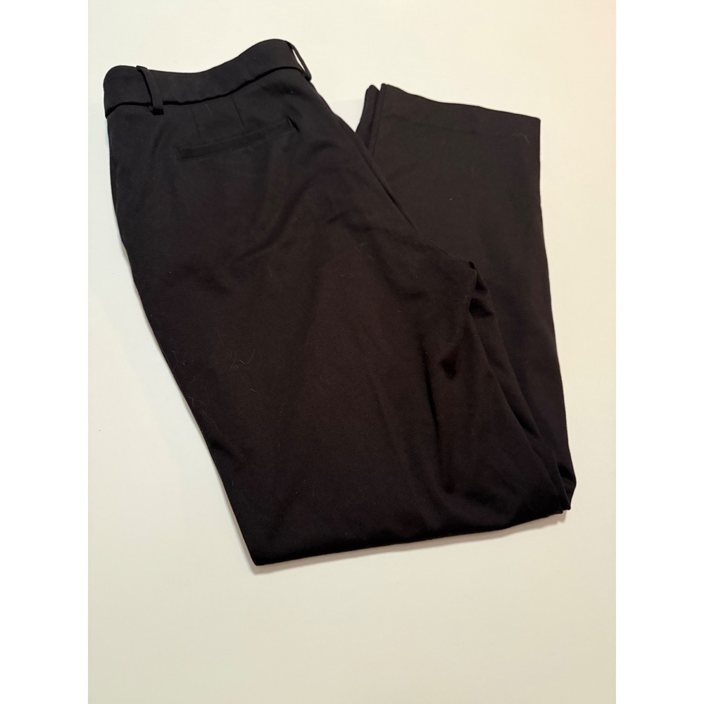Simply Vera Vera Wang Slim Straight Dress Pants Black Size 14 Trousers Office
